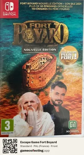Escape Game Fort Boyard Nintendo Switch, France box front