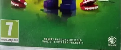 LEGO DC Super-Villains, the PEGI square on its front