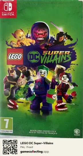 LEGO DC Super-Villains Nintendo Switch, PAL box front