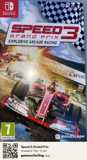 Speed 3: Grand Prix Nintendo Switch, PAL box front