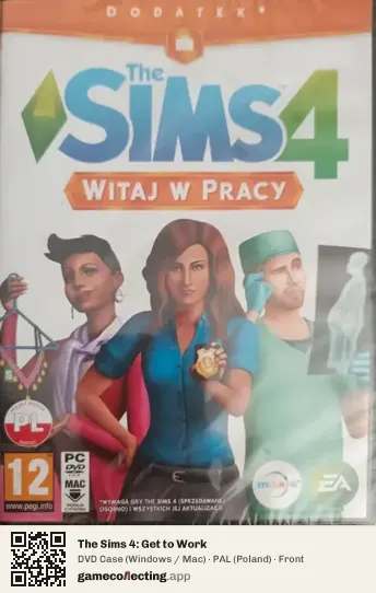 The Sims 4: Get to Work Computer, Poland box front