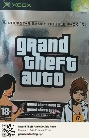 Grand Theft Auto Double Pack Xbox, France box front