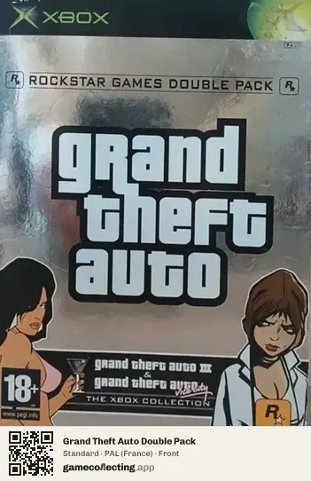 Grand Theft Auto Double Pack Xbox, France box front