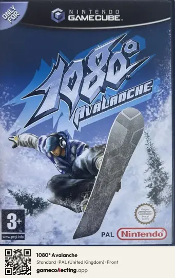 1080° Avalanche Nintendo GameCube, United Kingdom box front