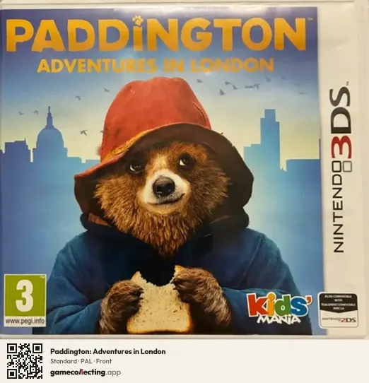 Paddington: Adventures in London Nintendo 3DS, PAL box front