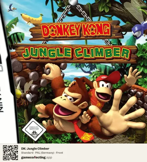 DK: Jungle Climber Nintendo DS, Germany box front