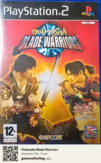 Onimusha Blade Warriors PlayStation 2, PAL box front