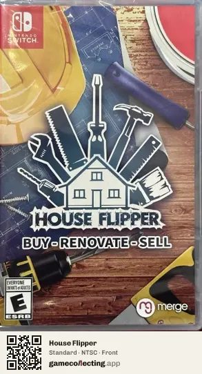 House Flipper Nintendo Switch, NTSC box front