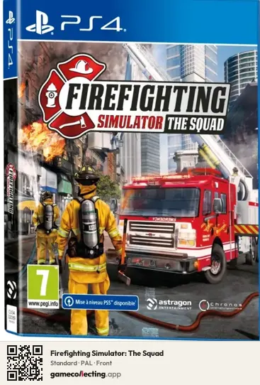 Firefighting Simulator: The Squad PlayStation 4, PAL box front