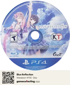 Blue Reflection PlayStation 4, NTSC disc