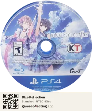 Blue Reflection PlayStation 4, NTSC disc