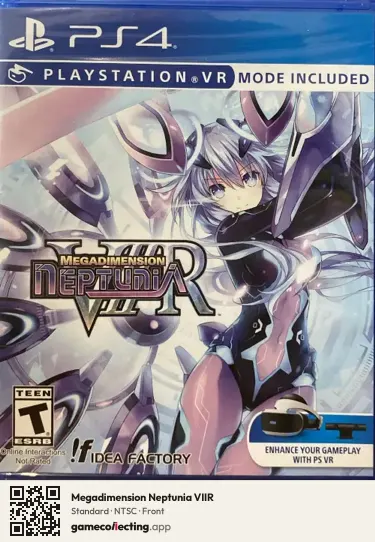 Megadimension Neptunia VIIR PlayStation 4, NTSC box front