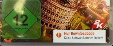 Sid Meier's Civilization VI, the USK square on its front