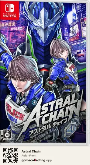 Astral Chain Nintendo Switch, Asia box front