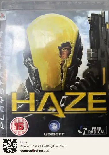 Haze PlayStation 3, United Kingdom box front