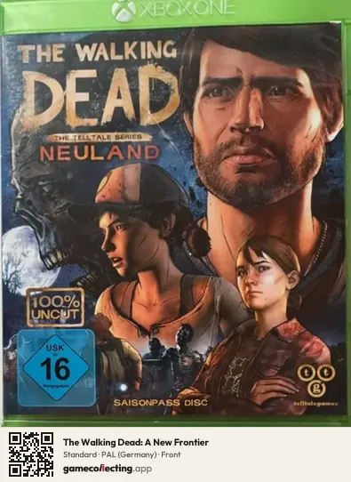 The Walking Dead: A New Frontier Xbox One, Germany box front
