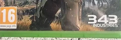 Halo Infinite, the PEGI square on its front