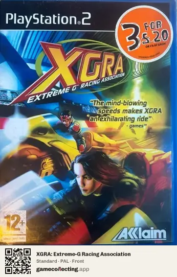 XGRA: Extreme-G Racing Association PlayStation 2, PAL box front