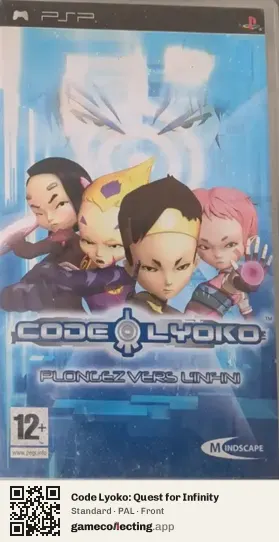 Code Lyoko: Quest for Infinity PlayStation Portable, PAL box front
