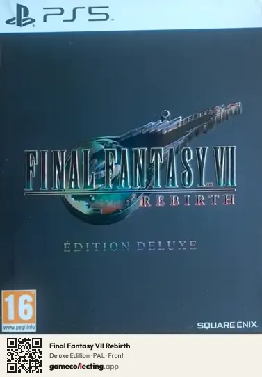 Final Fantasy VII Rebirth PlayStation 5, PAL box front