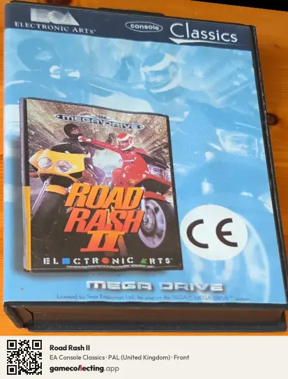 Road Rash II Sega Mega Drive / Genesis, United Kingdom box front