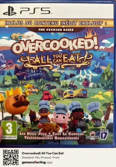 Overcooked! All You Can Eat PlayStation 5, France box front