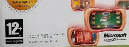 Xbox Live Arcade Unplugged: Volume 1, the PEGI square on its front