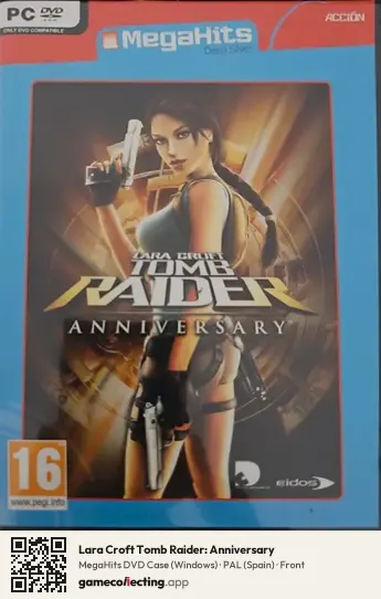 Lara Croft Tomb Raider: Anniversary Computer, Spain box front