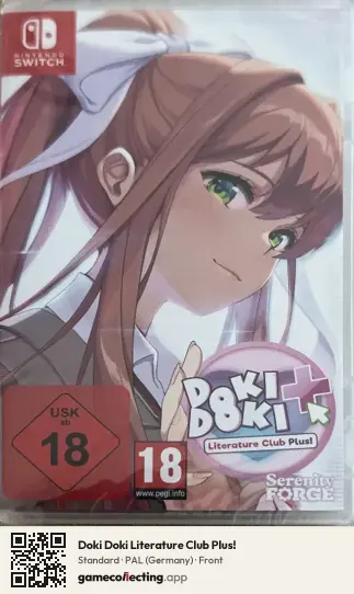 Doki Doki Literature Club Plus! Nintendo Switch, Germany box front