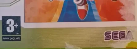 Sonic Heroes, the PEGI square on its front