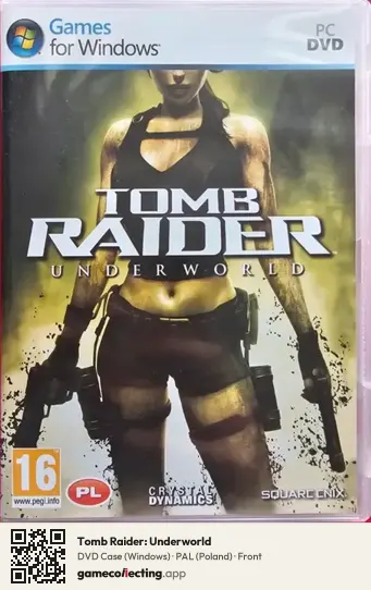 Tomb Raider: Underworld Computer, Poland box front
