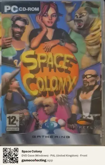 Space Colony Computer, United Kingdom box front