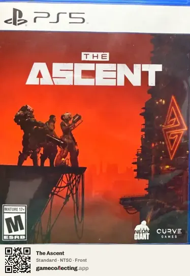 The Ascent PlayStation 5, NTSC box front