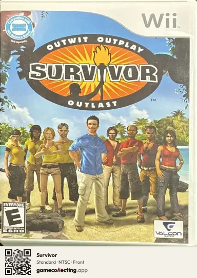 Survivor Nintendo Wii, NTSC box front