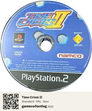 Time Crisis II PlayStation 2, PAL disc