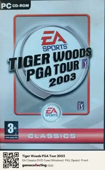 Tiger Woods PGA Tour 2003 Computer, Spain box front