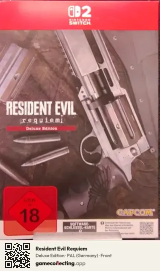 Resident Evil Requiem Nintendo Switch 2, Germany box front