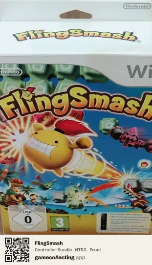 FlingSmash Nintendo Wii, NTSC box front