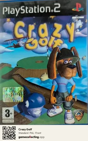 Crazy Golf PlayStation 2, PAL box front