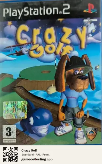 Crazy Golf PlayStation 2, PAL box front