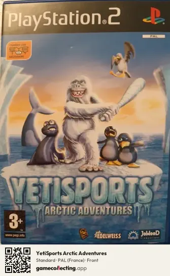 YetiSports Arctic Adventures PlayStation 2, France box front