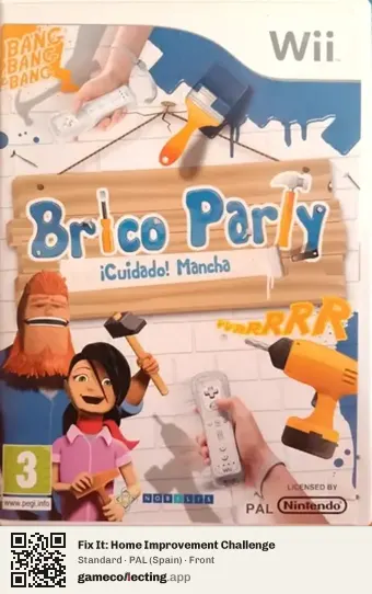 Fix It: Home Improvement Challenge Nintendo Wii, Spain box front
