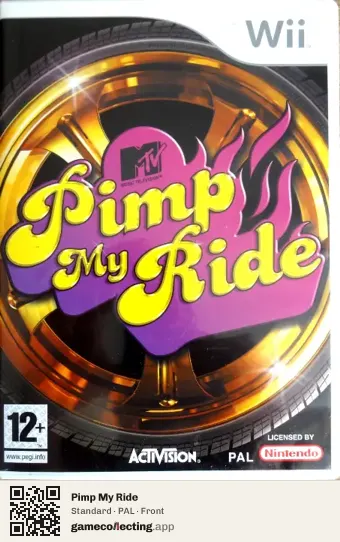 Pimp My Ride Nintendo Wii, PAL box front
