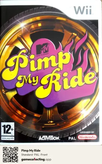 Pimp My Ride Nintendo Wii, PAL box front
