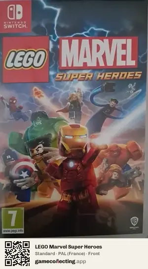 LEGO Marvel Super Heroes Nintendo Switch, France box front