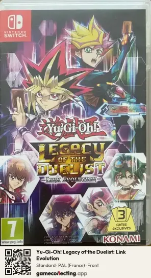 Yu-Gi-Oh! Legacy of the Duelist: Link Evolution Nintendo Switch, France box front