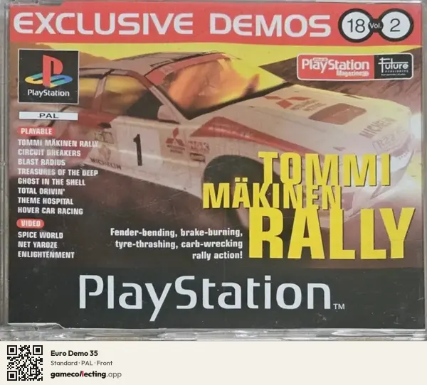 Euro Demo 35 PlayStation, PAL box front