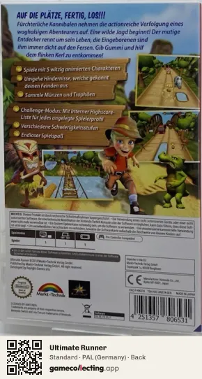 Ultimate Runner Nintendo Switch, Germany box back