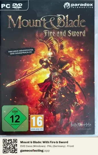 Mount & Blade: With Fire & Sword Computer, Germany box front