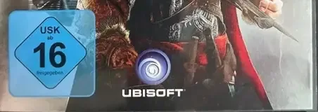 Assassin's Creed: Revelations, the USK square on its front